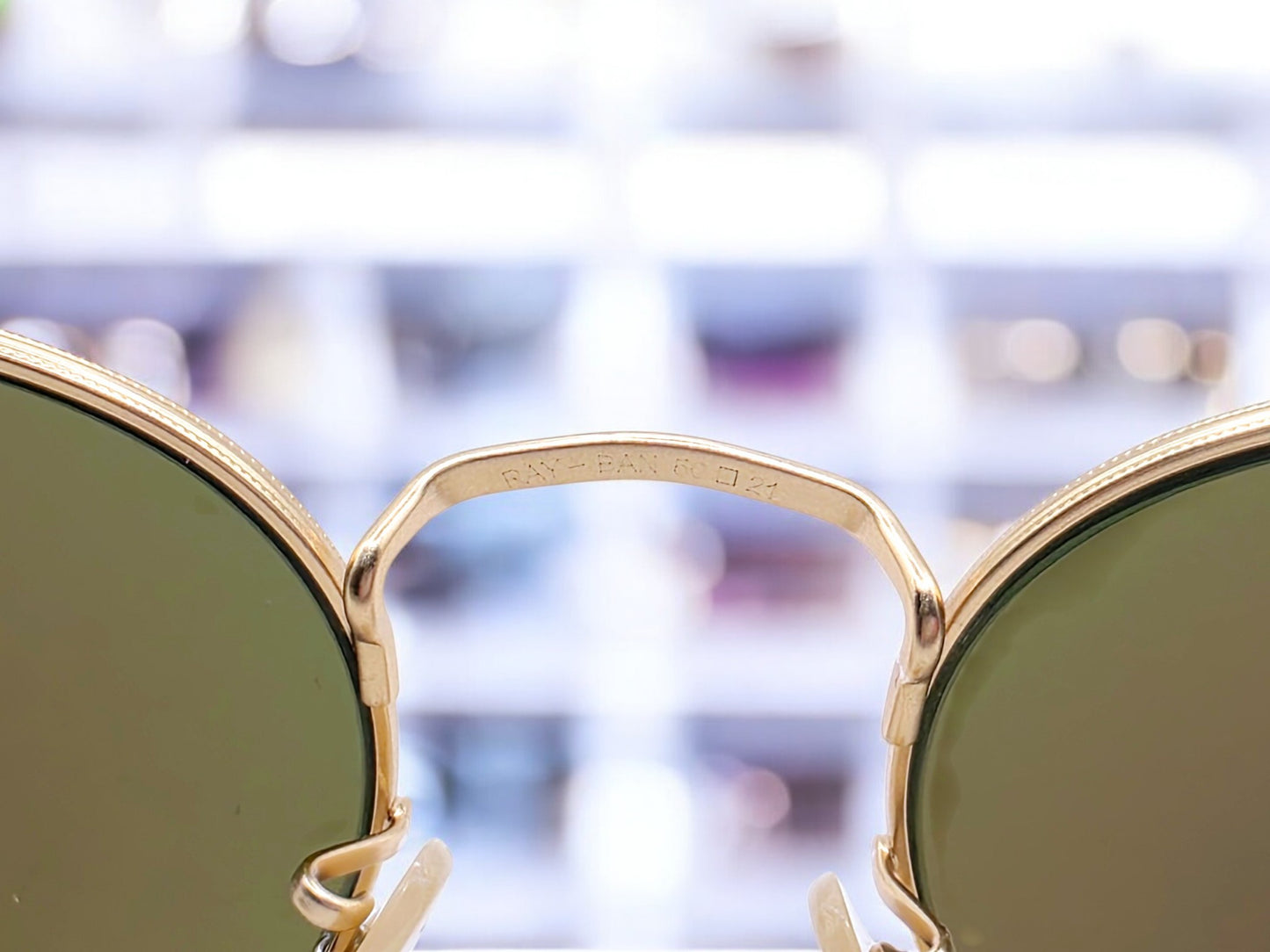 Occhiali da sole Round Metal 3447 112/17 Oro Opaco - Lenti Blu Mirror – Taglia 50-21-145