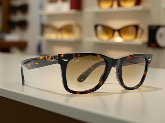 Ray-Ban Original Wayfarer RB 2140 902/51 Tartaruga Lenti Marrone Sfumato – Taglia 50