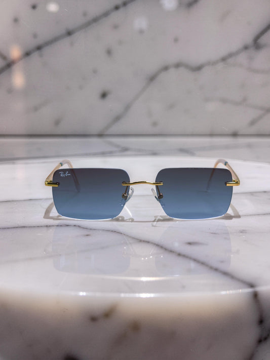 Sunglasses Occhiali da Sole Lunettes 3786I 001/S2 Arista Gold/Oro - Blue Grey Polarized Lenses UV400