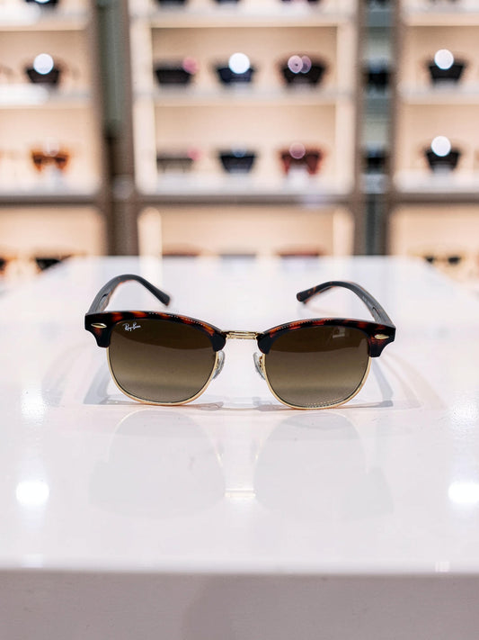 Ray-Ban Clubmaster RB 3016 902/51 Tartarugato Havana con Lenti Marroni Sfumate