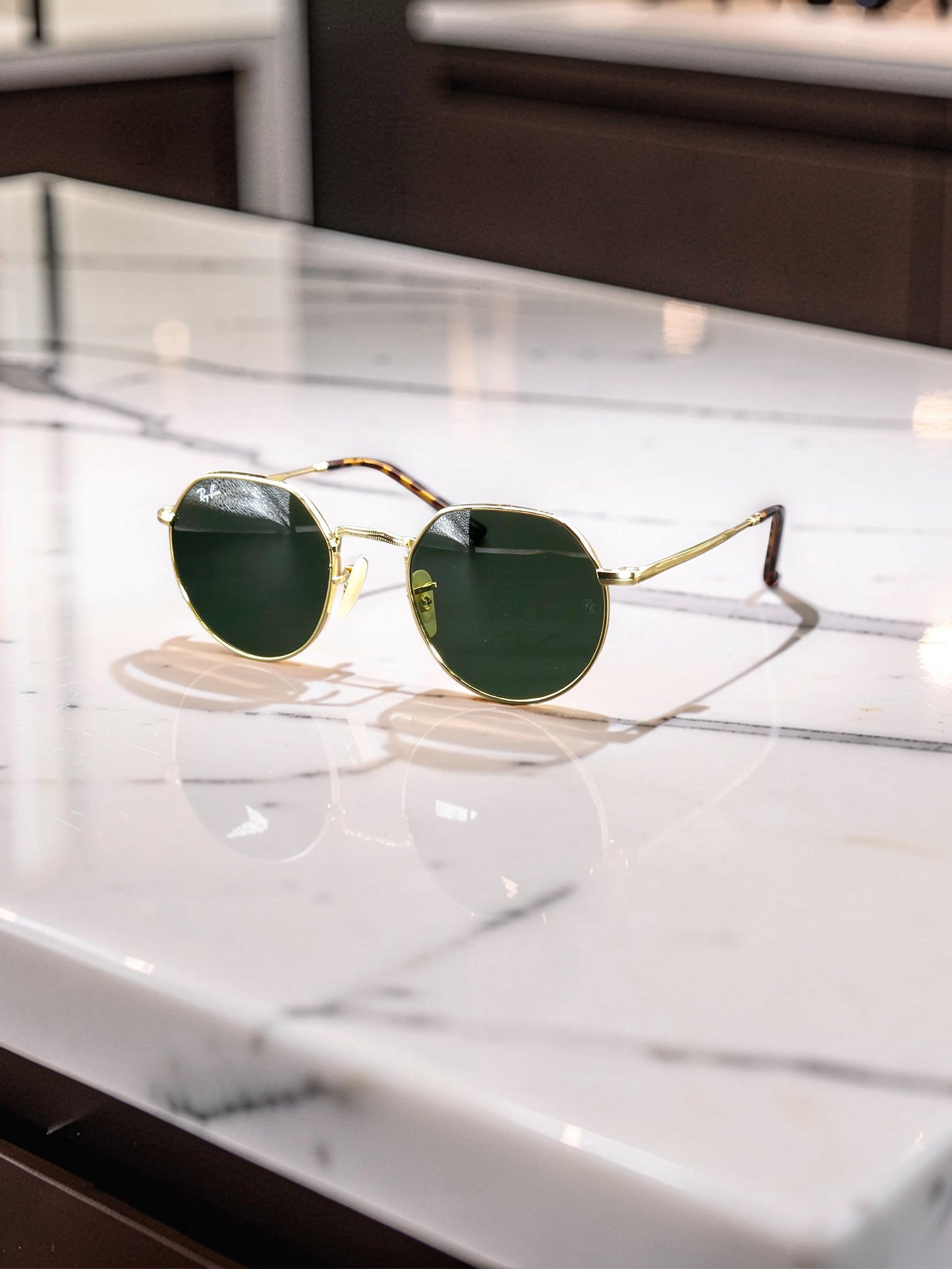 Occhiali da sole 3565 9196/31 Oro Lucido - Lenti Verde G-15 – Taglia 53