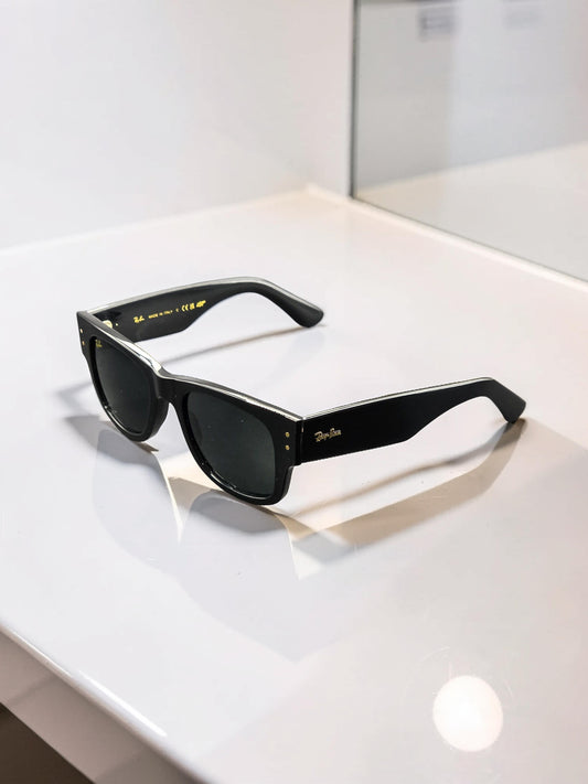 Occhiali da sole 0840S 6826/J5 Nero Lucido con Lenti Verde Scuro Taglia 51