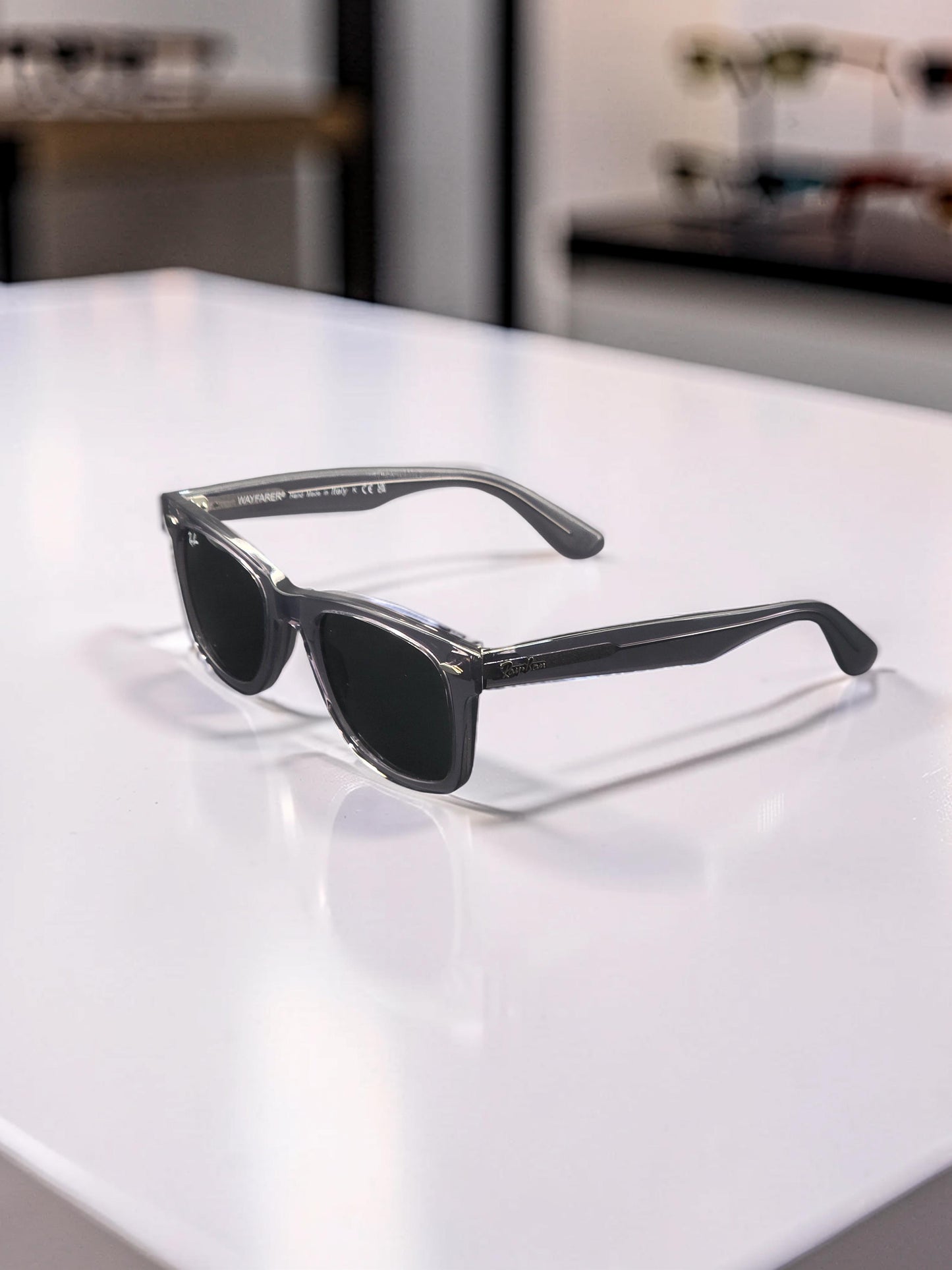 Occhiali da sole 2140 6673/R5 Grigio Trasparente con Lenti Grigie – Taglia 50