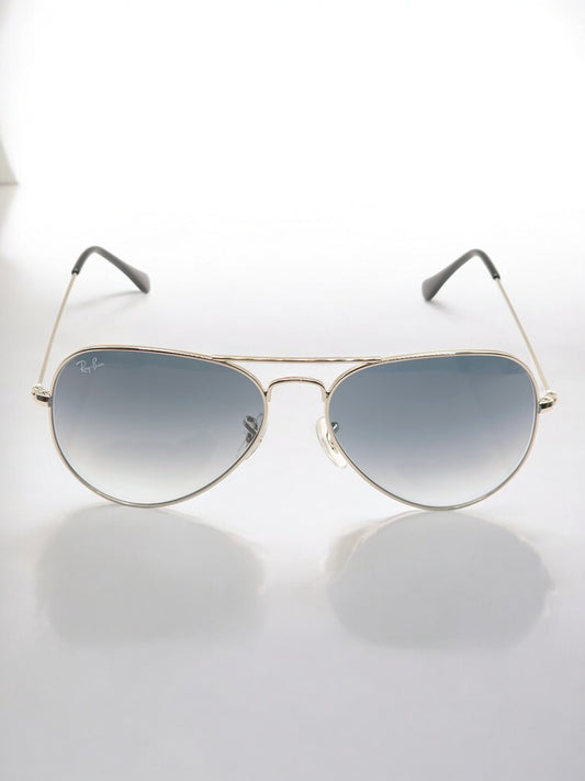 Ray-Ban Aviator Large Metal RB 3025 003/32: Eleganza in Argento e Grigio Sfumato