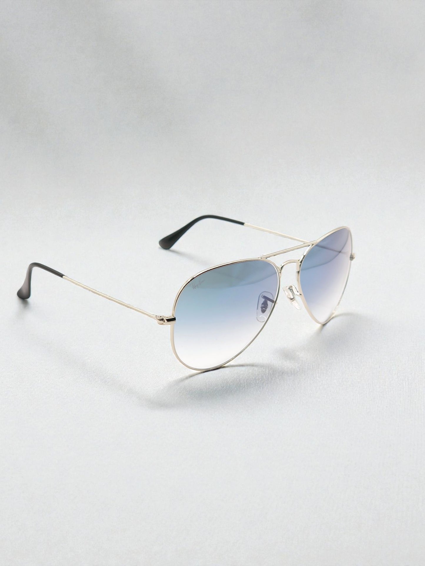 Occhiali da sole 3025 003/3F Argento - Lenti Blu Sfumate – Taglia 58-14-135