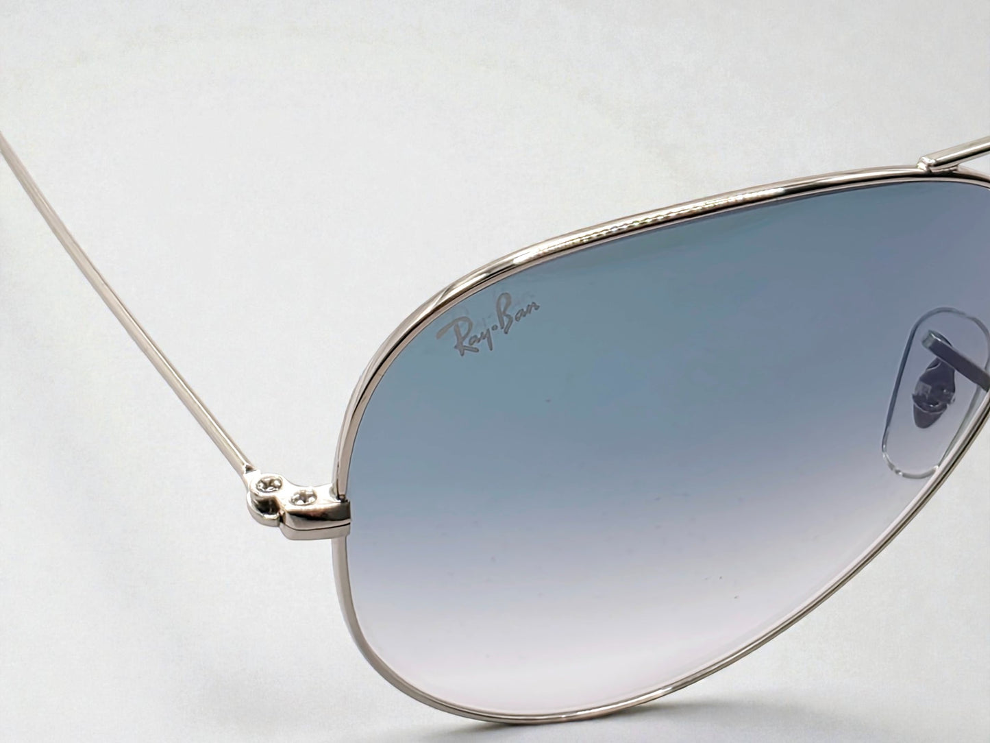 Occhiali da sole 3025 003/3F Argento - Lenti Blu Sfumate – Taglia 58-14-135