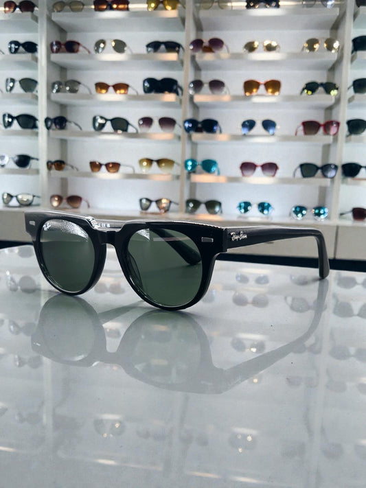 Ray-Ban Meteor RB 2168 901/31 Nero Lucido con Lenti G-15 – Taglia 50-20-150