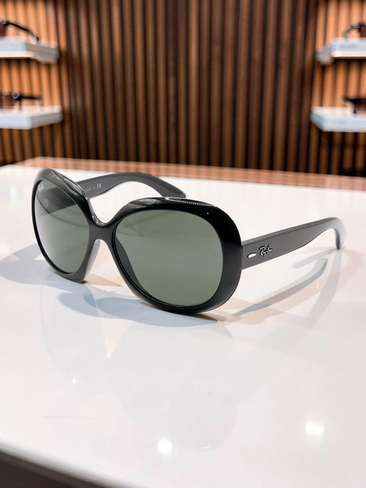 Occhiali da sole 4098 601/71Nero Lucido con Lenti Verde Classico – Taglia 60