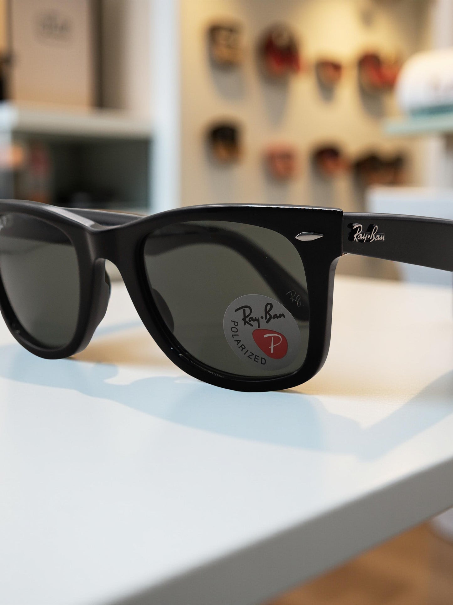 Ray-Ban Wayfarer RB 2140 901/58 POLARIZZATI taglia 50 22