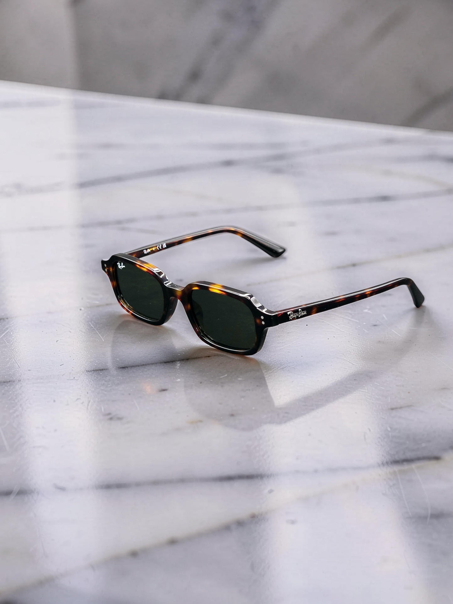 Occhiali da sole 4455 1359/31 Polished Havana con Lenti Verde G-15 – Taglia 52