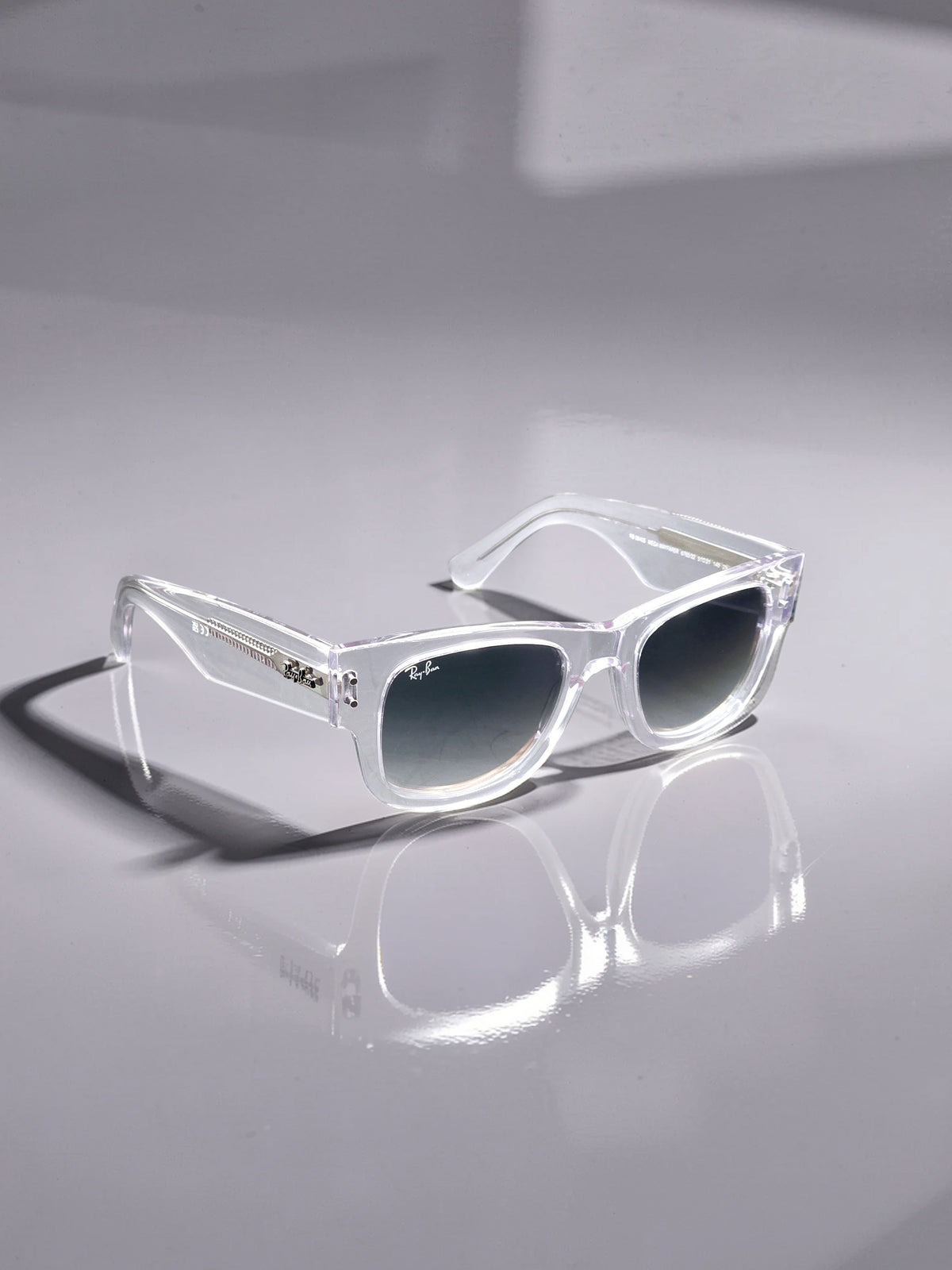 Sunglasses Occhiali da Sole Lunettes 0840S 6765/32 Striped Blue/Blu Striato - Grey Gradient Lenses UV400