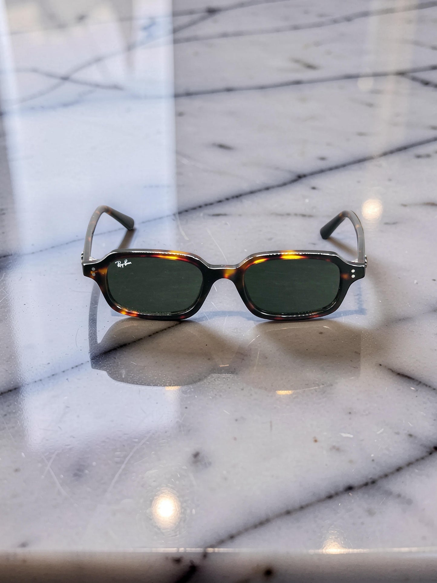 Occhiali da sole 4455 1359/31 Polished Havana con Lenti Verde G-15 – Taglia 52