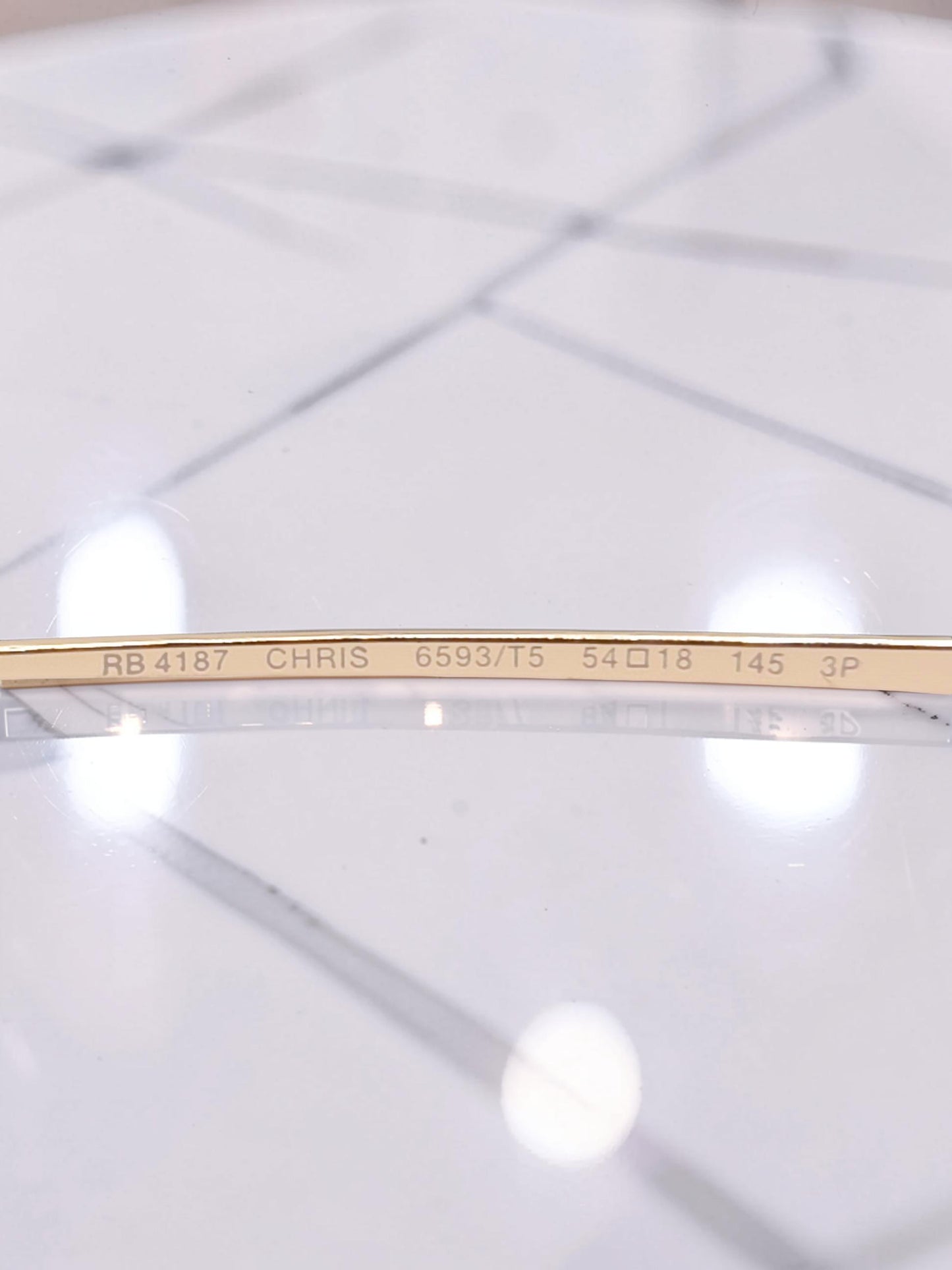 Occhiali da Sole 4187 6593/T5 Marrone Transparent Lucido con Lenti Marroni Polarizzate