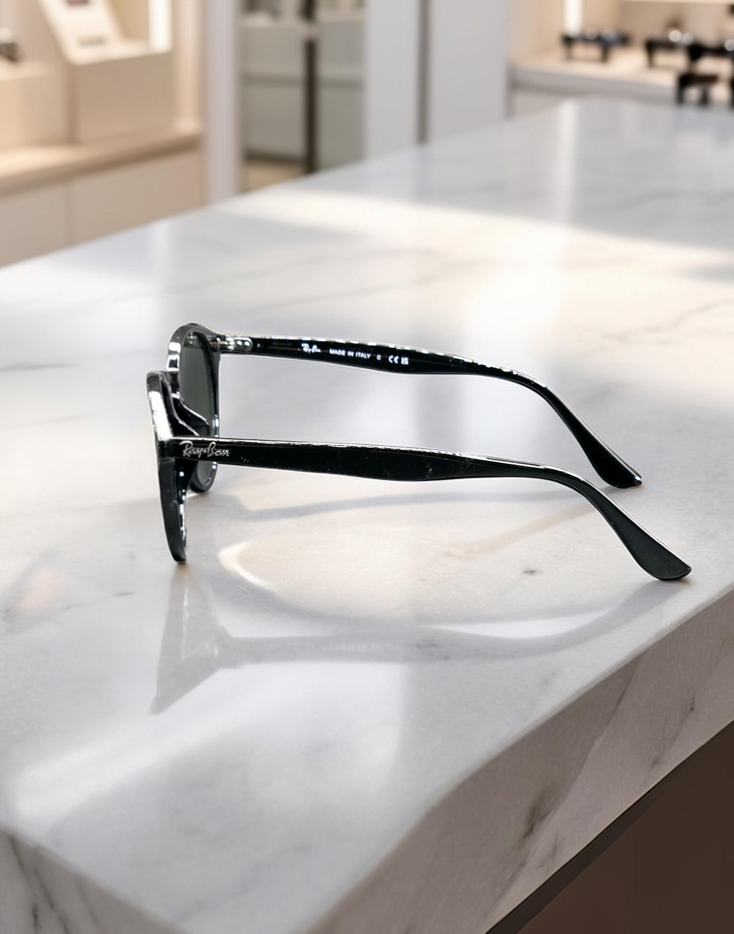 Occhiali da sole 2180 601/71 Nero Lucido - Lenti Verdi – Taglia 51-20-150