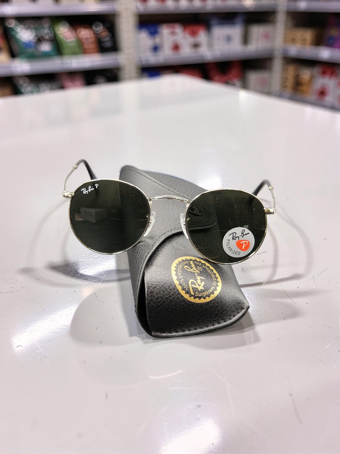 Occhiali da sole 3447 003/58 Argento Lucido con Lenti Verde Polarizzate – Taglia 50
