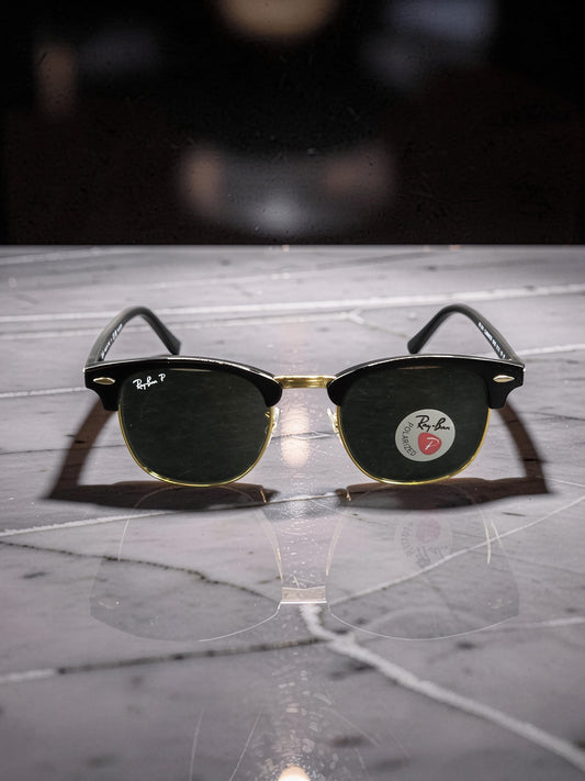 Occhiali da sole 3016 901/58 Nero su Oro con Lenti Verde G-15 Polarizzate – Taglia 51