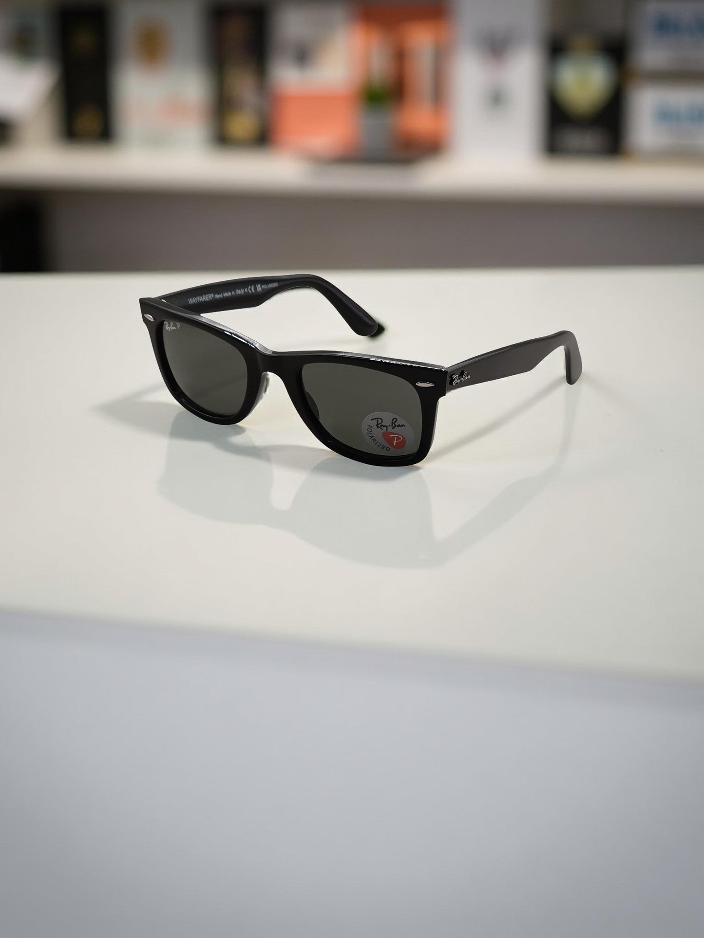 Ray-Ban Wayfarer RB 2140 901/58 POLARIZZATI taglia 50 22