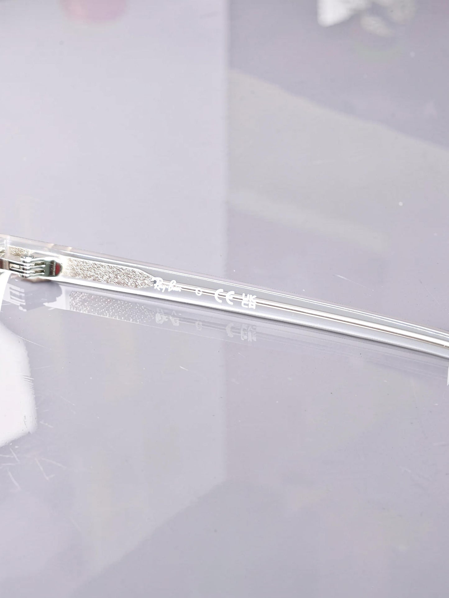 Occhiali da sole 4455 6808/51 Bianco Lucido con Lenti Marroni Sfumate – Taglia 52