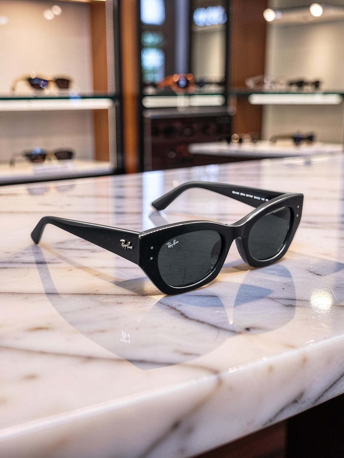 Occhiali da sole 4430 6677/87 Nero Lucido con Lenti Grigie – Taglia 52