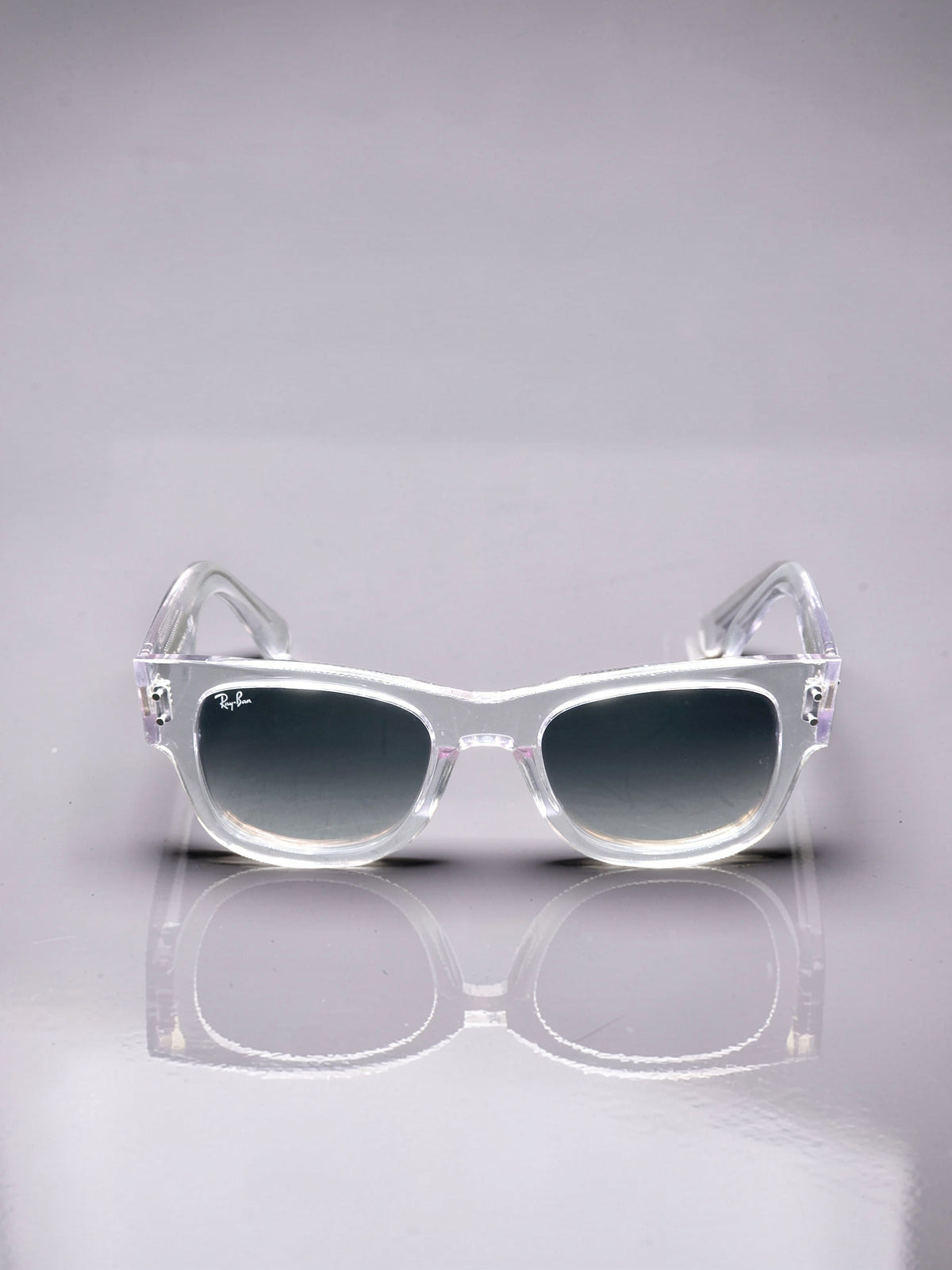 Sunglasses Occhiali da Sole Lunettes 0840S 6765/32 Striped Blue/Blu Striato - Grey Gradient Lenses UV400