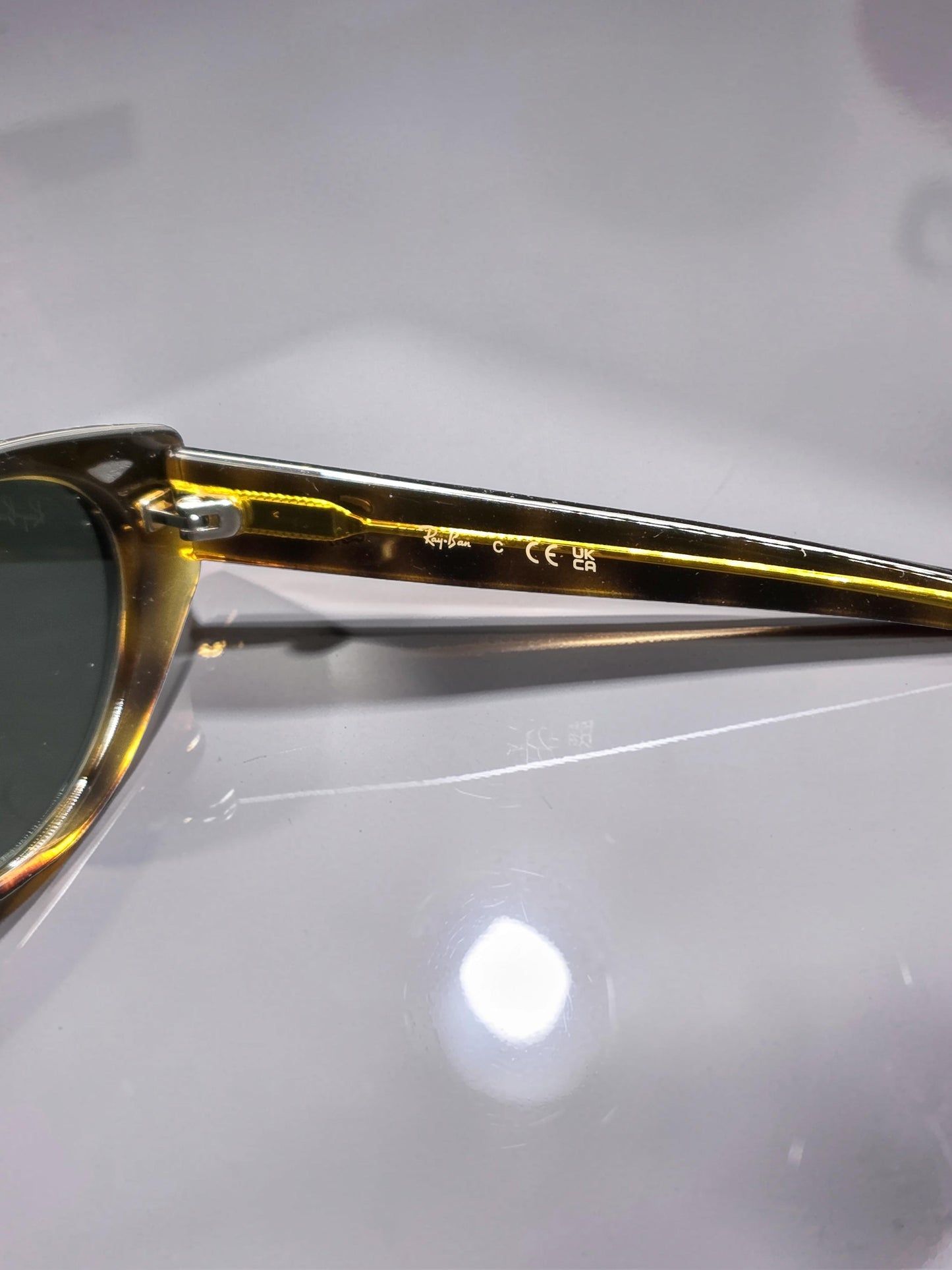 Occhiali da sole 4457D 710/71 Tartaruga - Lenti Verdi Classiche – Taglia 55-19-145