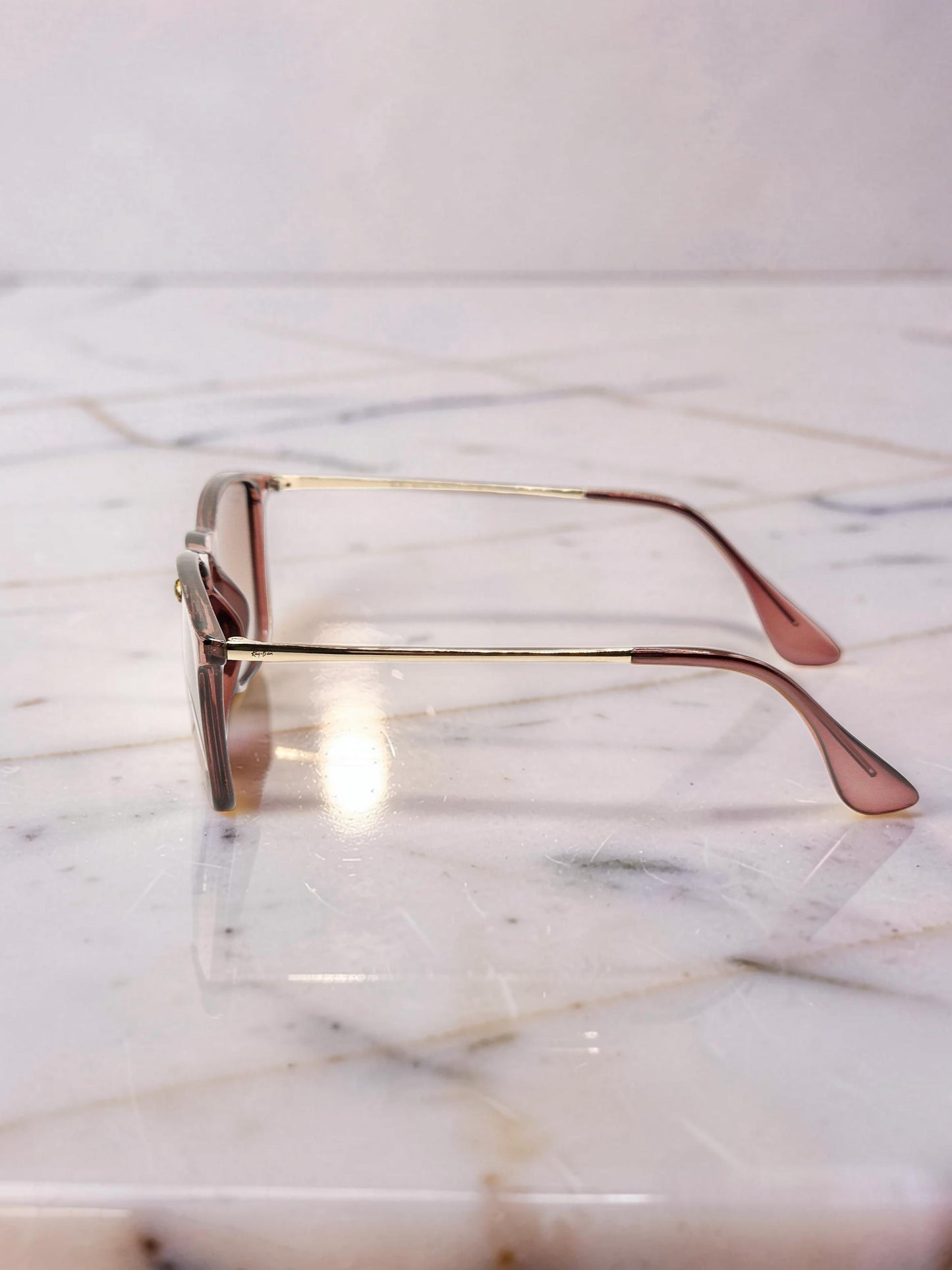 Occhiali da Sole 4187 6593/T5 Marrone Transparent Lucido con Lenti Marroni Polarizzate