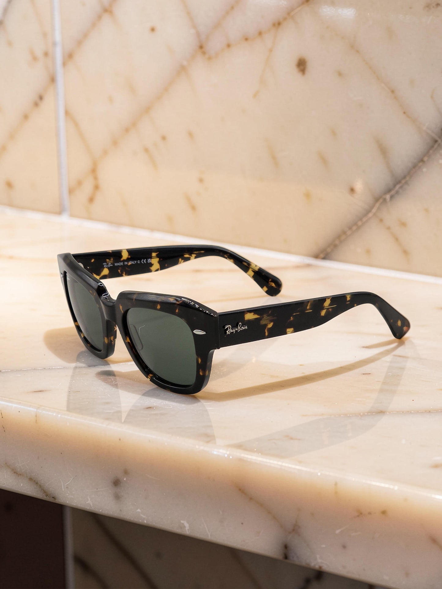 Occhiali da Sole 2186 902/31 Tartarugato Lucido con Lenti Verde G-15 – Taglia 49