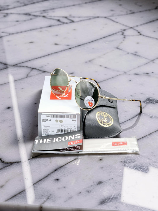 Ray-Ban Jack RB 3565 003/58 Argento con Lenti Verdi Polarizzate – Taglia 51