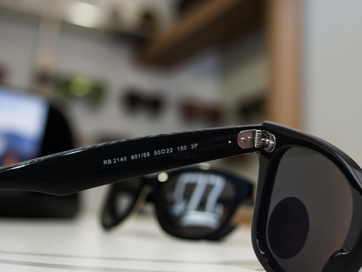 Ray-Ban Wayfarer RB 2140 901/58 POLARIZZATI taglia 50 22