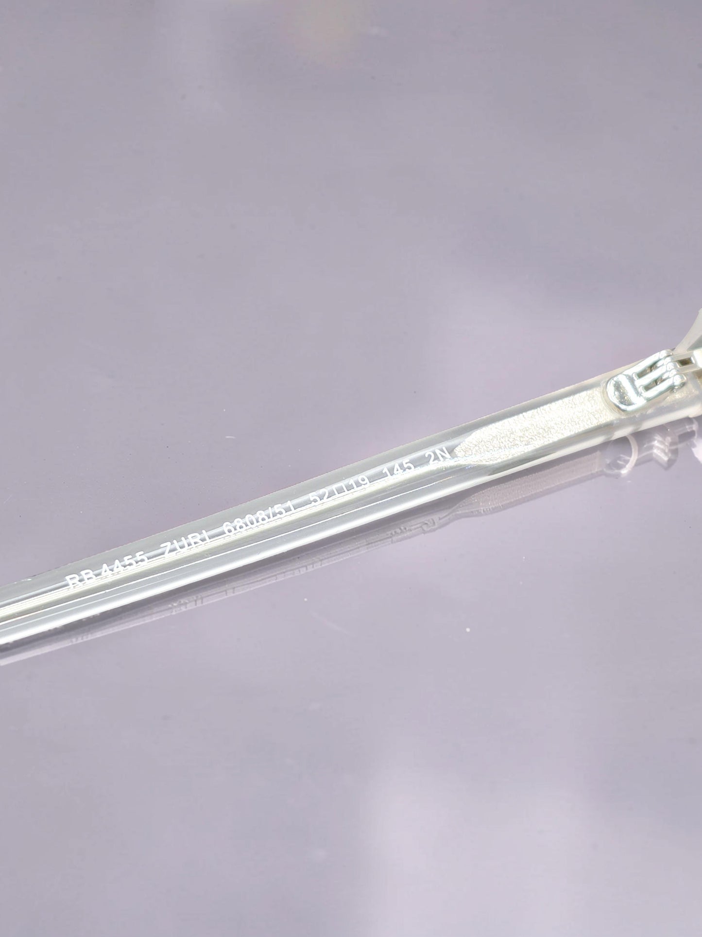 Occhiali da sole 4455 6808/51 Bianco Lucido con Lenti Marroni Sfumate – Taglia 52
