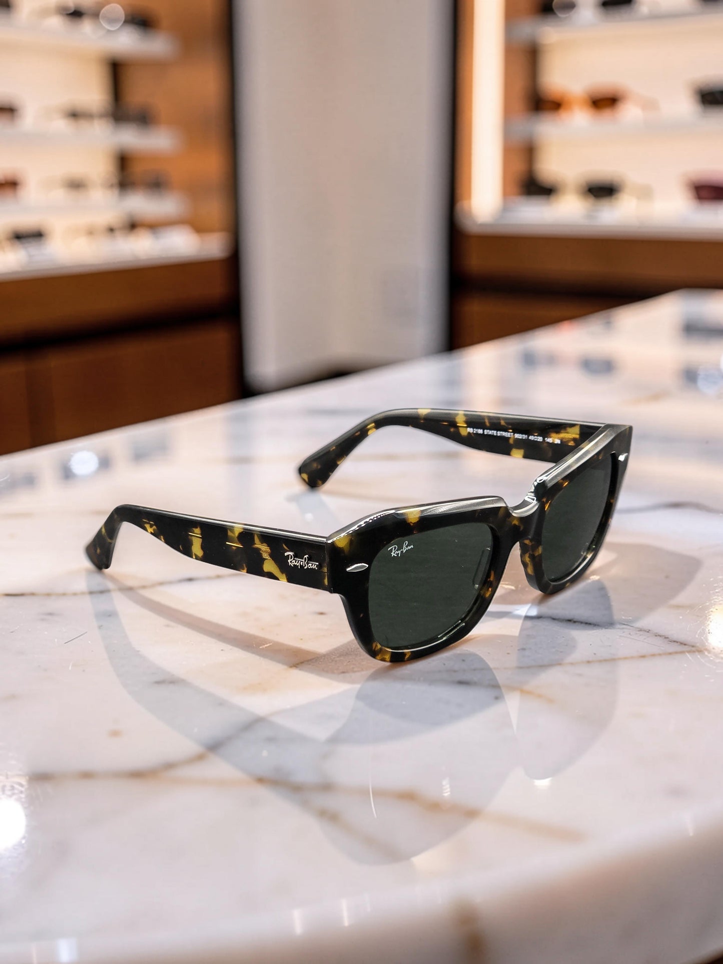 Occhiali da Sole 2186 902/31 Tartarugato Lucido con Lenti Verde G-15 – Taglia 49