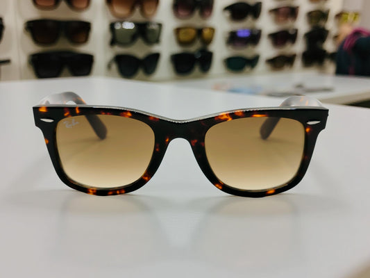 Ray-Ban Original Wayfarer RB 2140 902/51 Tartaruga Lenti Marrone Sfumato – Taglia 50